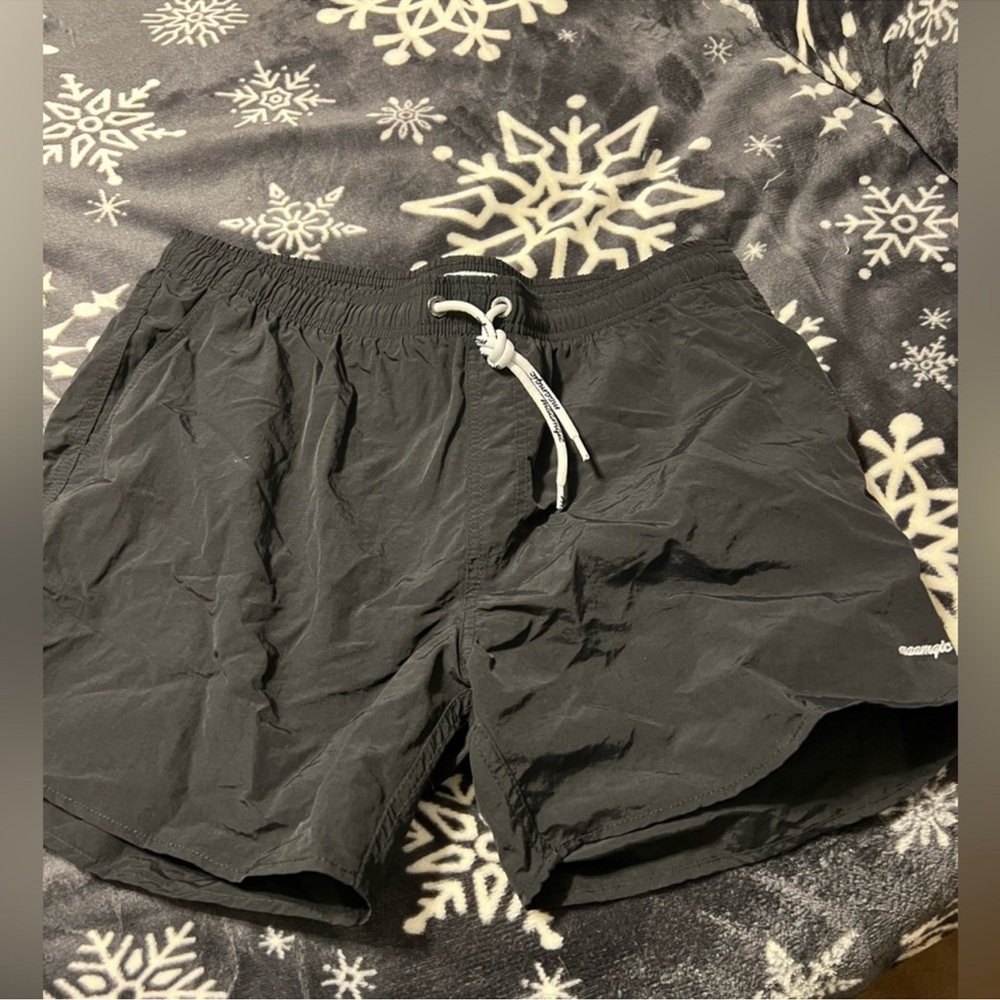 Classic Black Swim Trunks for Men